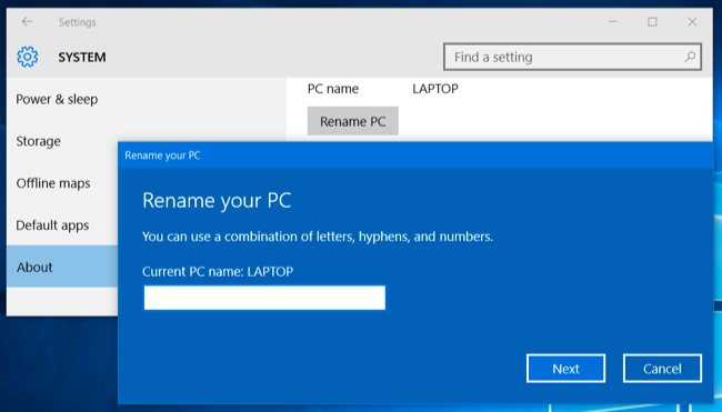 Cách đổi tên máy tính cực kì đơn giản.