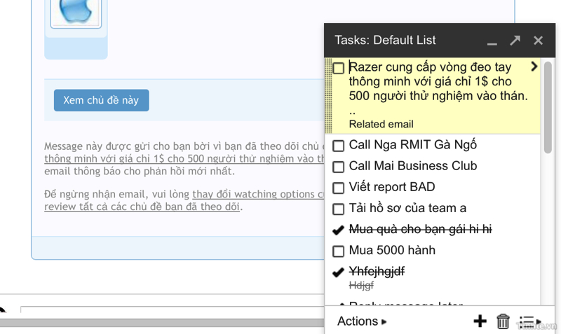 Một số thủ thuật sử dụng Gmail hữu ích cho dân văn phòng.