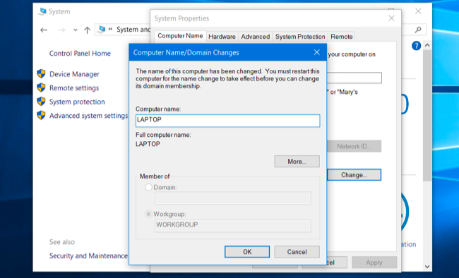 Cách đổi tên máy tính cực kì đơn giản.