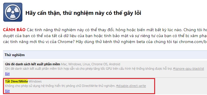 Cách sửa lỗi hiện thị font chữ trên Google Chrome