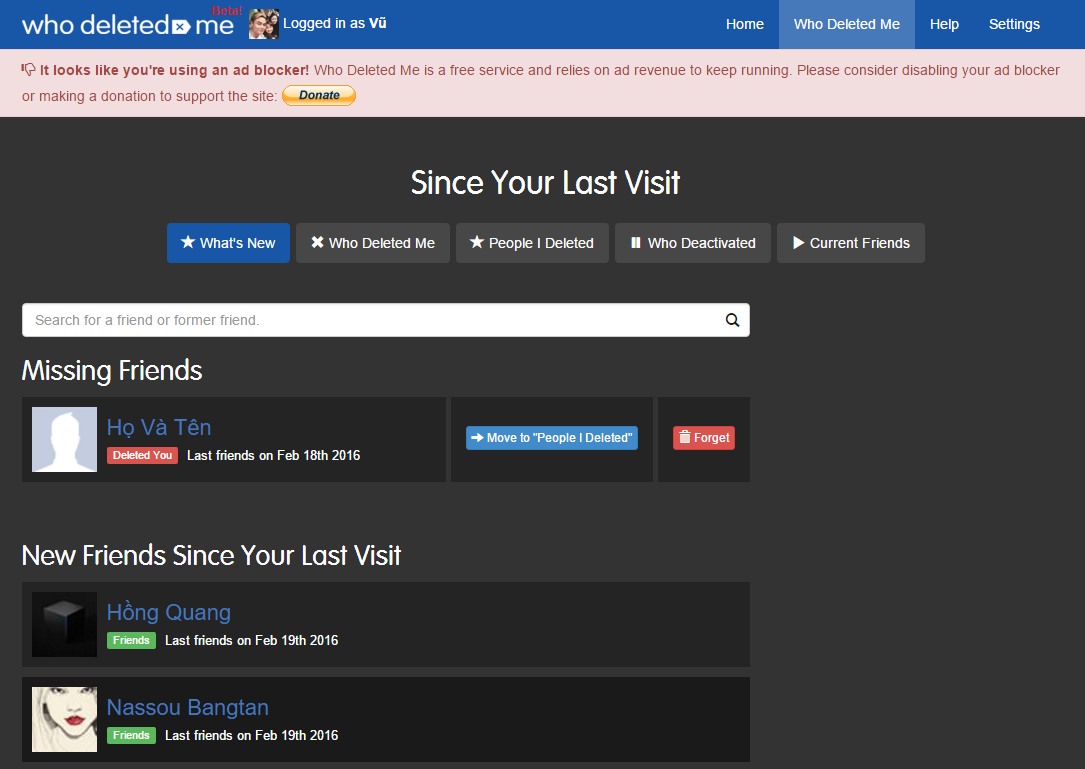 Cách kiểm tra xem ai đã Unfriend trên Facebook của bạn