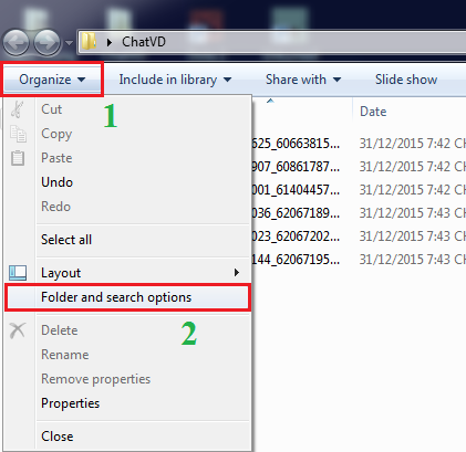 Cách ẩn và bỏ ẩn thư mục trên Windows.