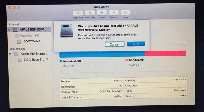 Thủ thuật sửa lỗi ổ cứng trên máy tính chạy Mac OS