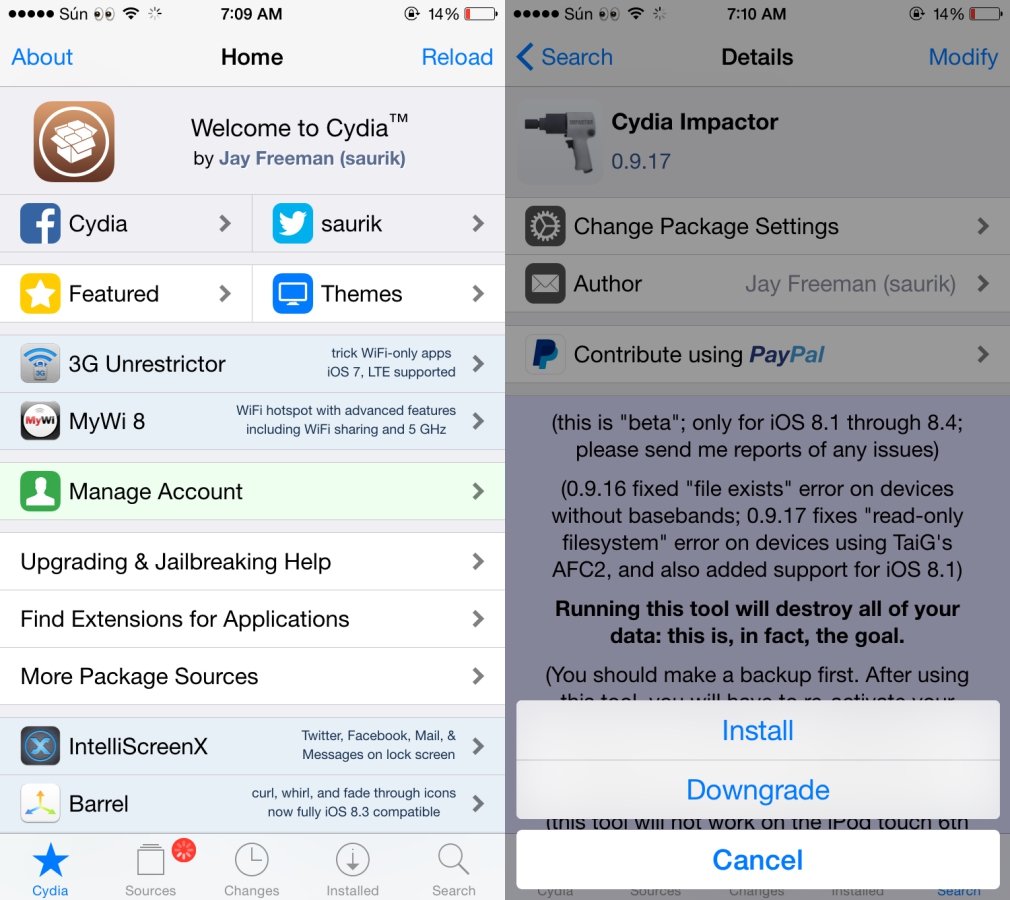 Thủ thuật gỡ bỏ hoàn toàn jailbreak nhưng vẫn giữ nguyên phiên bản iOS