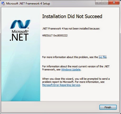 Cách khắc phục lỗi khi cài Net Framework