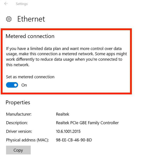 Kiểm soát lưu lượng của kết nối có dây