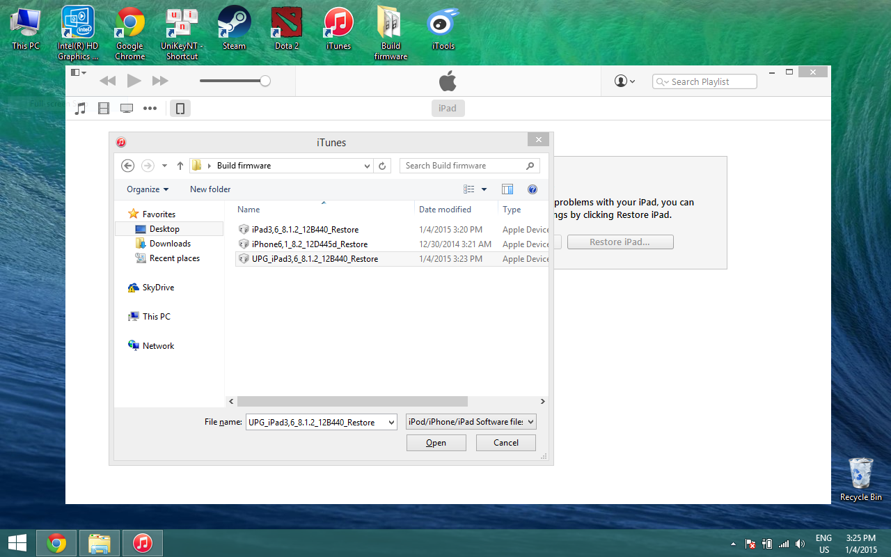 Cách Restore và Update firmware dành cho các máy iOS bị iCloud ẩn