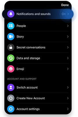 Hủy kích hoạt Facebook Messenger