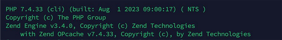 cập nhật phiên bản php 7.4