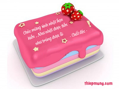 Tạo bánh sinh nhật ấn tượng với việc ghi tên và lời chúc online